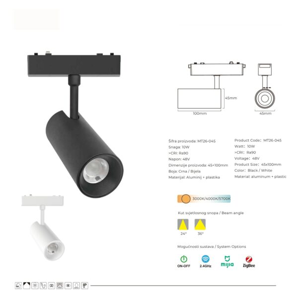 Magnetic reflektor 12W LUXO